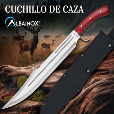 Couteau de chasse ALBAINOX 32647 stamina rouge