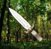 Couteau de chasse STEEL-440 REHALA corne de cerf 32083 lame 23.5 cm