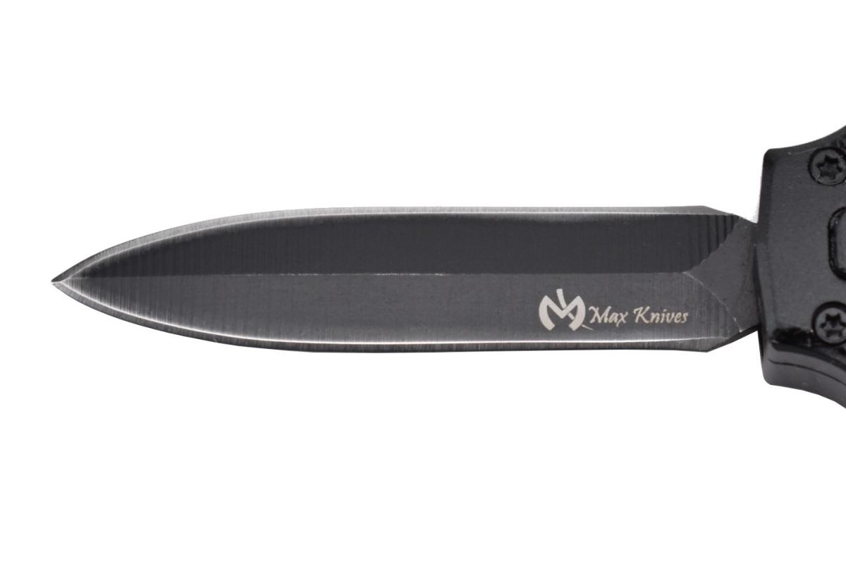 Couteau automatique Max Knives 23 cm manche bois, lame inox Cr13