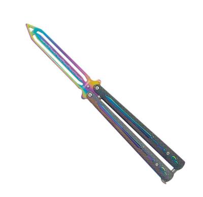 Couteau papillon ENTRAINEMENT RAINBOW 02266