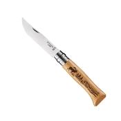 Couteau OPINEL ANIMALIA CERF N08 - lame 8.5 cm  manche chne