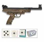 Kit pistolet air comprim HATSAN 25/25 MV finition bois calibre 4.5 mm