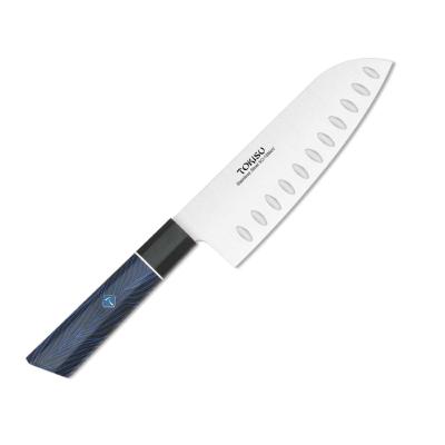 Couteau cuisine SANTOKU TOKISU bleu 17470 lame 17 cm