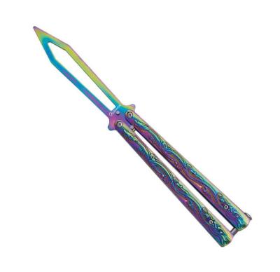 Couteau papillon ENTRAINEMENT RAINBOW 02267